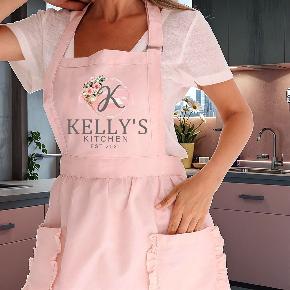 Personalized Aprons for Women Mom Grandma Mother's Day Kitchen Aprons Best Aprons for Women