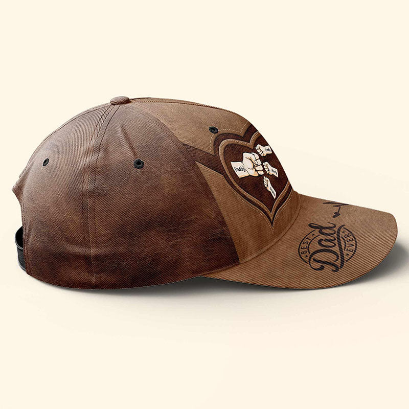 Personalized Fist Bump Dad Grandpa Classic Cap Father's Day Gift Ideas