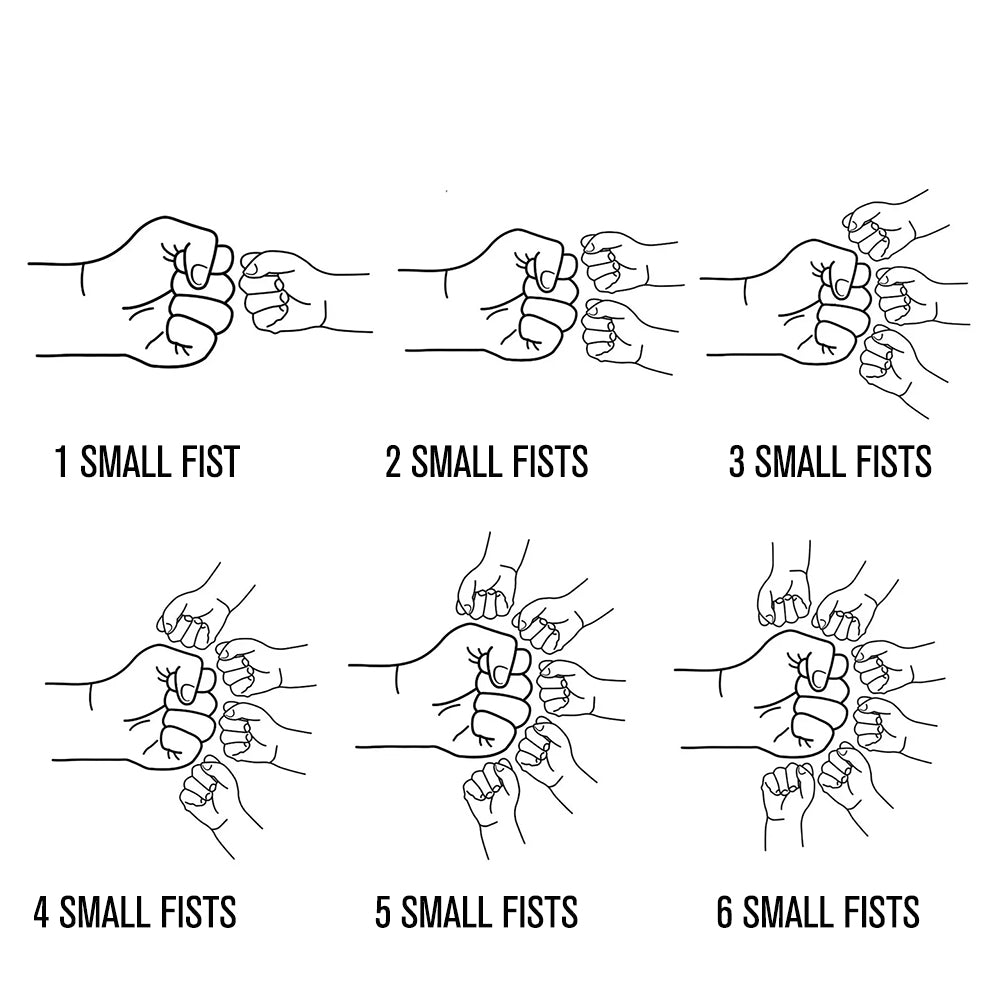 Personalized Fist Bump Daddy Grandpa Classic Cap Father's Day Gift Ideas