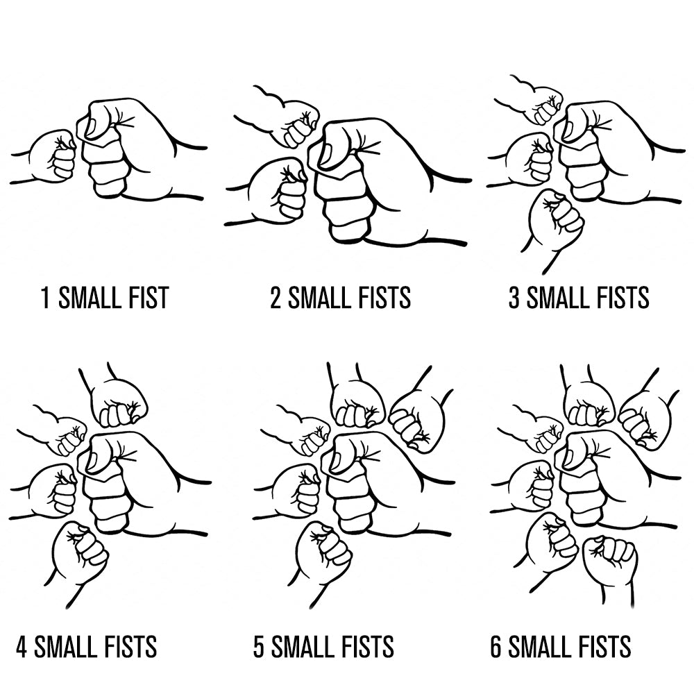 Personalized Fist Bump Daddy Grandpa Classic Cap Father's Day Gift Ideas