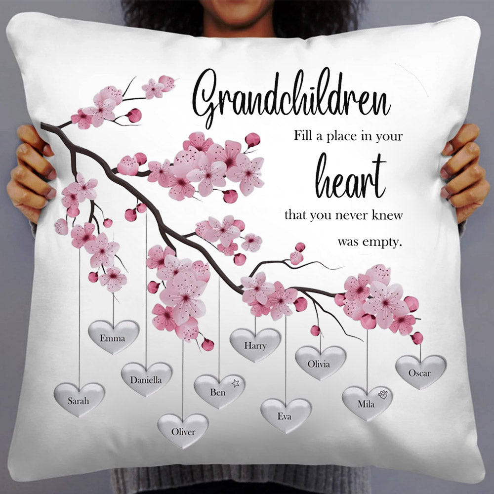 Personalized Family Tree Cushion Cover Mother's Day Family Tree Pillow Keepsake Unique Genealogy Gift