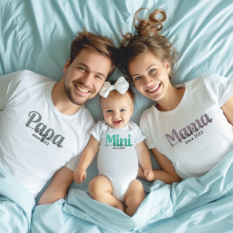 Personalized Dad and Mini Me Bundle Shirts Father’s Day Father Son Matching Shirts Gift for Dad