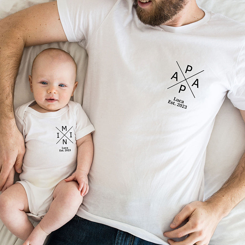 Personalized Daddy and Me Father’s Day Matching Shirts Father Son Matching Shirts Gift for Dad