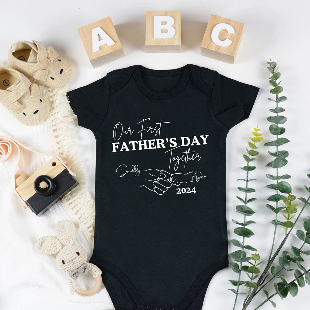 Personalized Dad and Me Matching Shirts Father Son Matching Shirts 1st Fatherās Day Gift for Dad