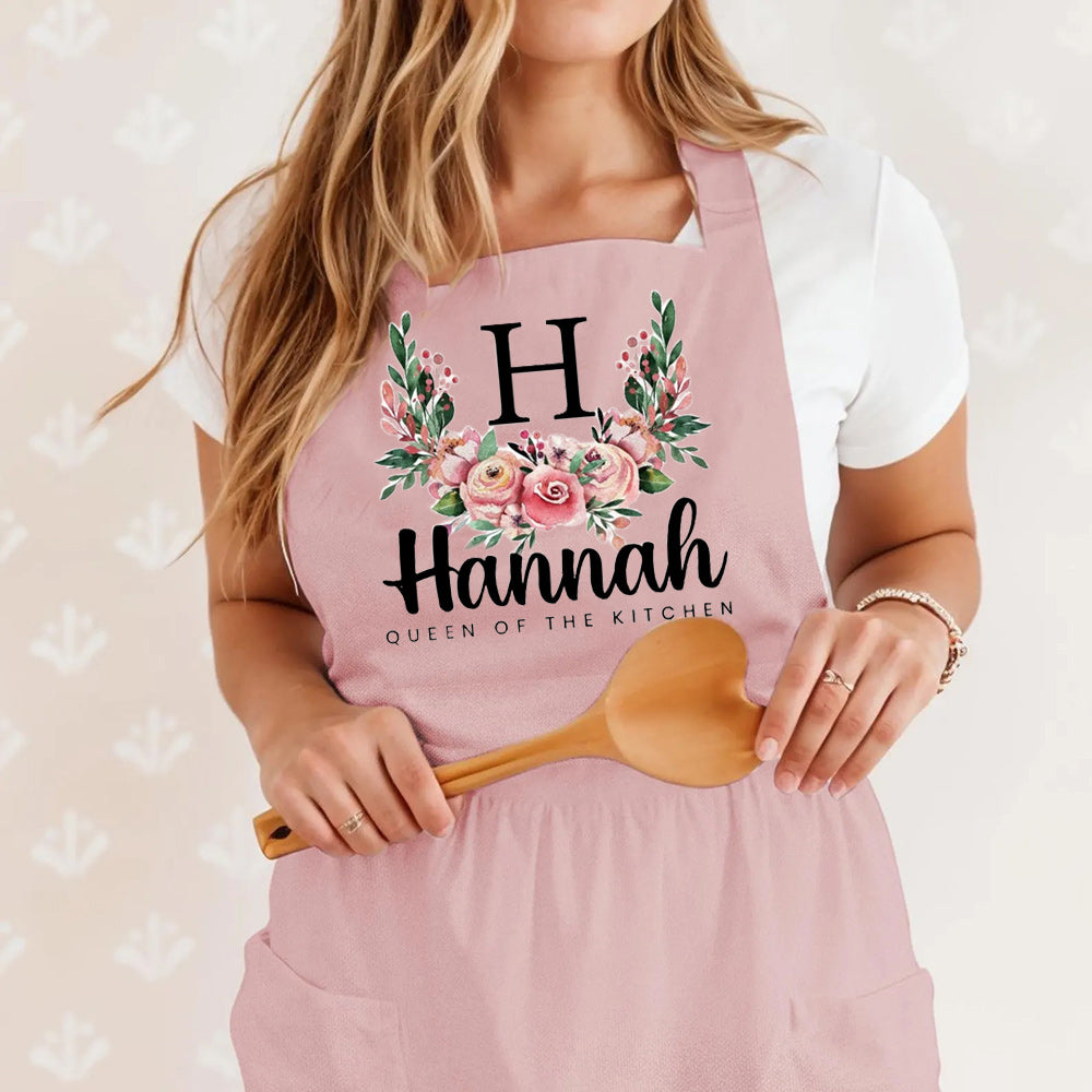 Personalized Aprons for Women Mom Grandma Mother's Day Kitchen Aprons Best Aprons for Women