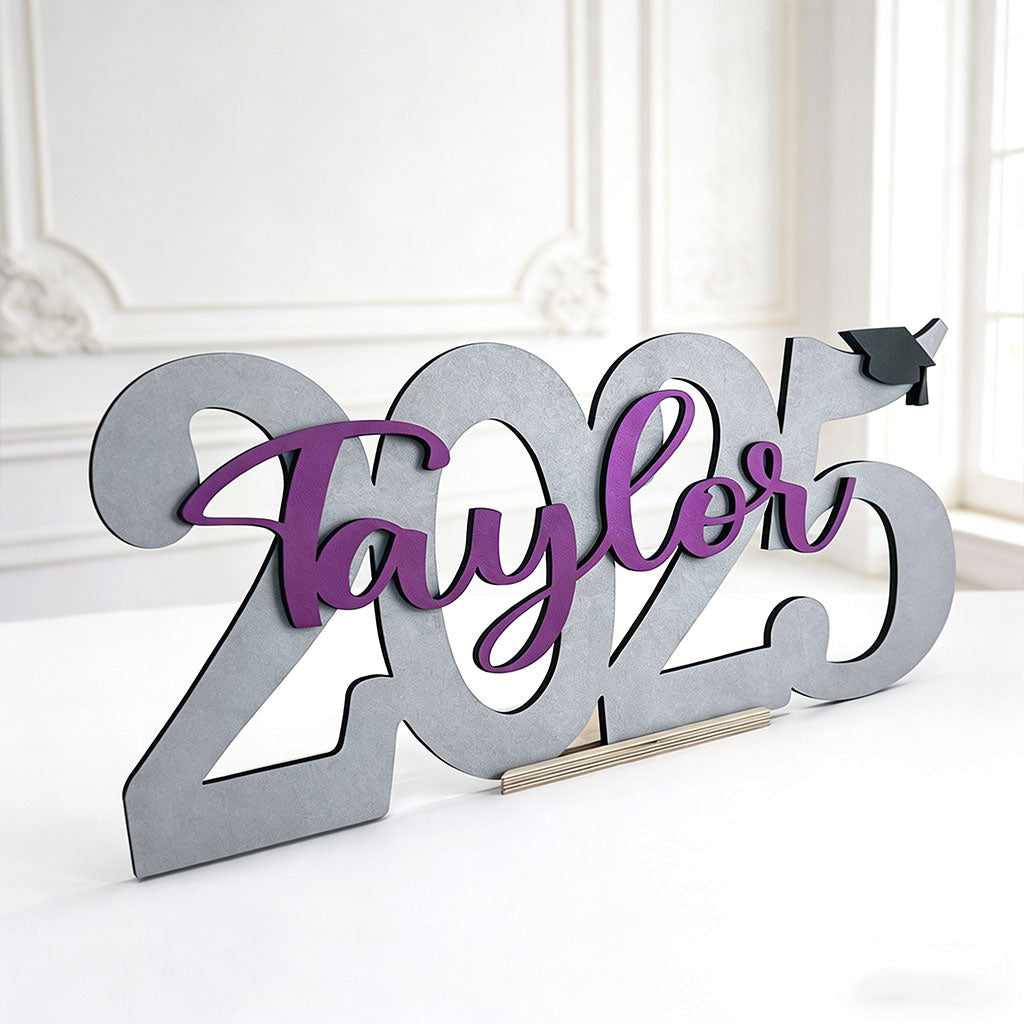 Personalized Graduation Name Sign Her/Him Grad Party Decorations Gift