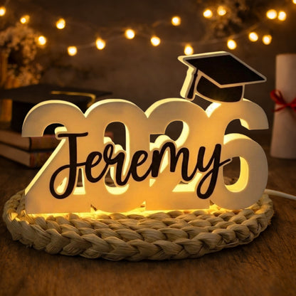Personalized Graduation Light Box Custom Name LED Night Light Decor Gift