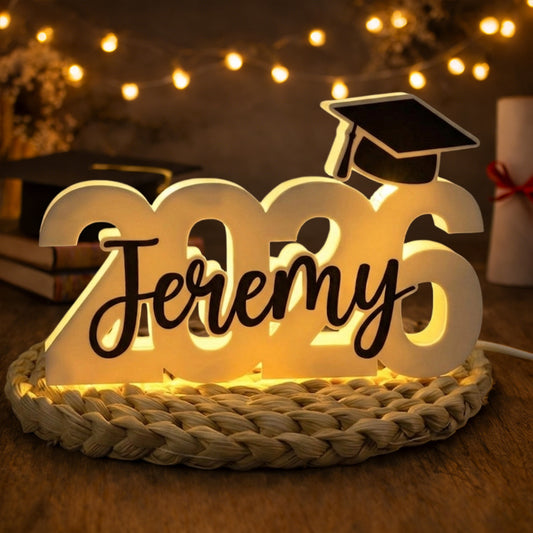 Personalized Graduation Light Box Custom Name LED Night Light Decor Gift