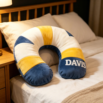 Personalized Volleyball Neck Pillow – Custom Name Design for Athletes and Sports Lovers