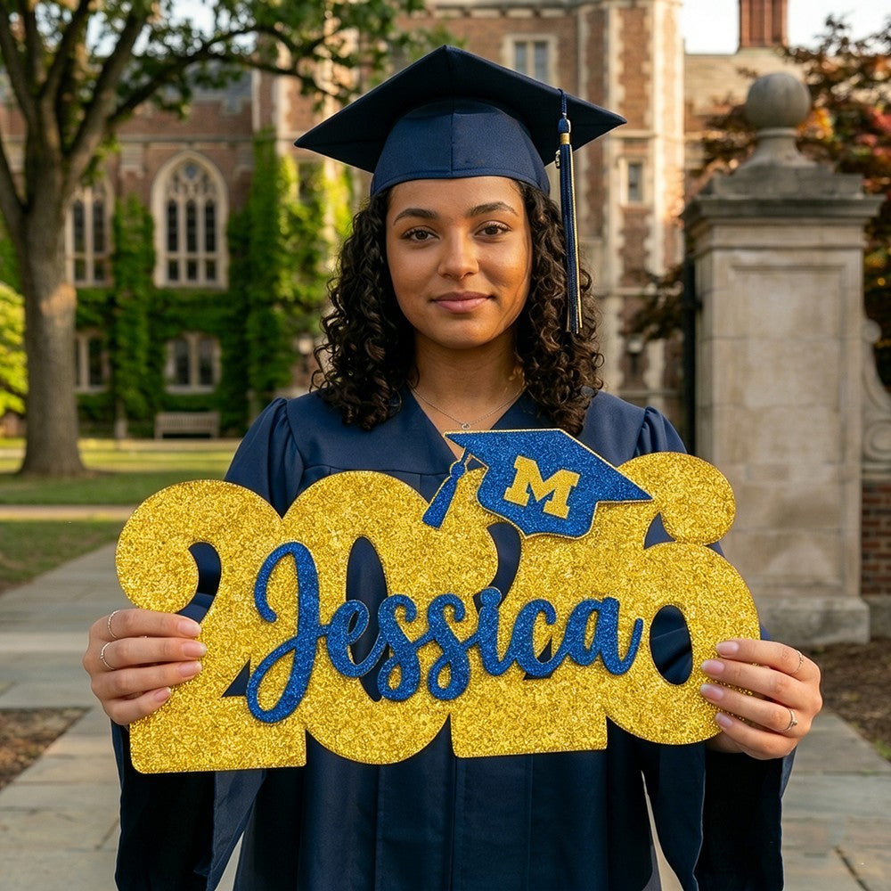 Personalized Graduation Name Sign Her/Him Graduation Photo Idea