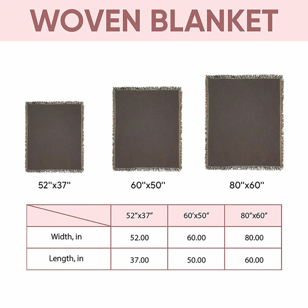Personalized Mom Moon Phase by Date Woven Blanket with Kids Names Mother's Day Gift