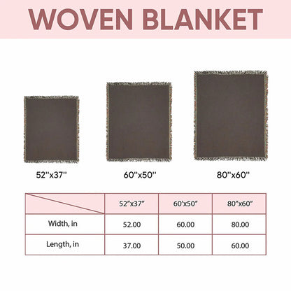 Personalized Mom Moon Phase by Date Woven Blanket with Kids Names Mother's Day Gift