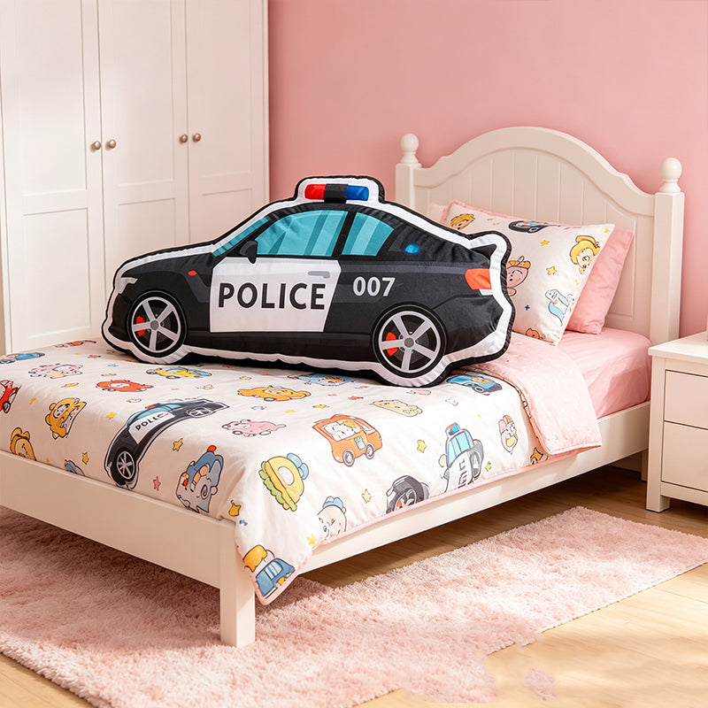 Personalized Police Car Cushion – Playful and Comfortable Decorative Pillow