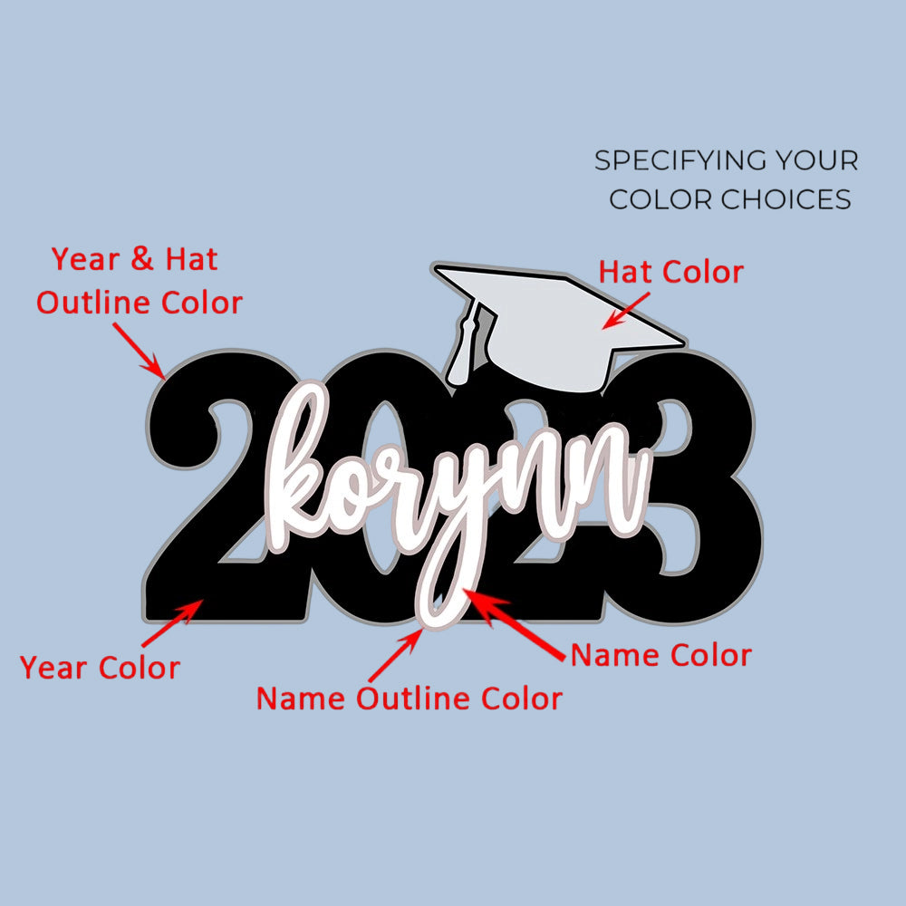 Personalized Graduation Name Sign Her/Him Grad Party Gifts