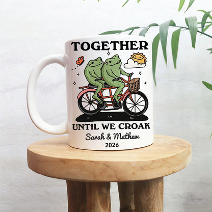 Personalized Frog Mug for Couples