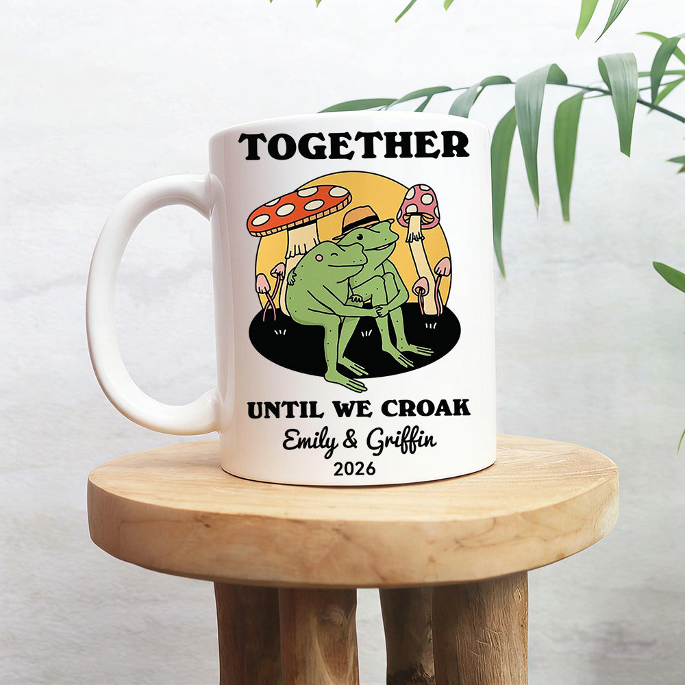 Personalized Frog Mug for Couples