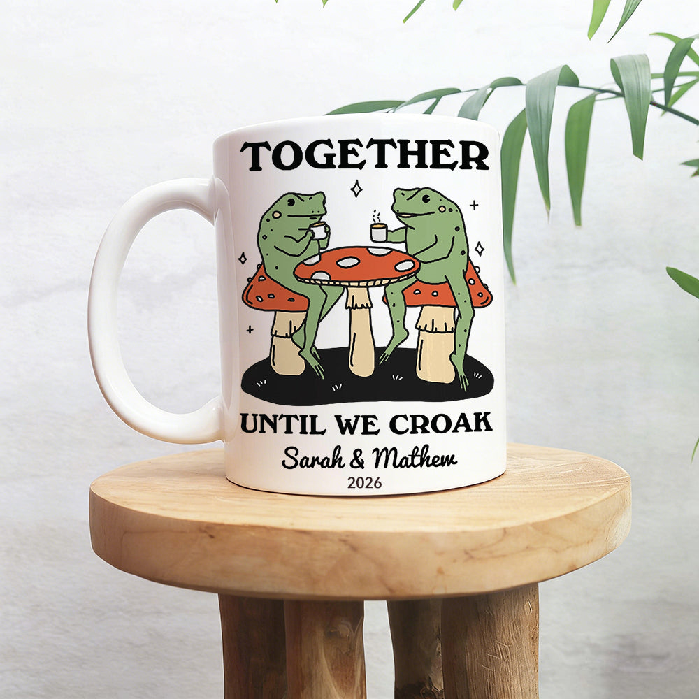 Personalized Frog Mug for Couples
