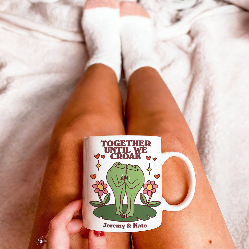 Personalized Frog Mug for Couples