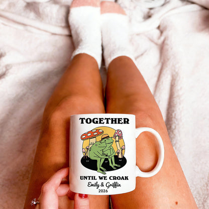 Personalized Frog Mug for Couples