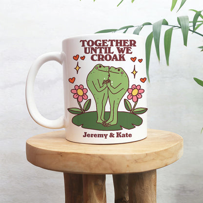 Personalized Frog Mug for Couples