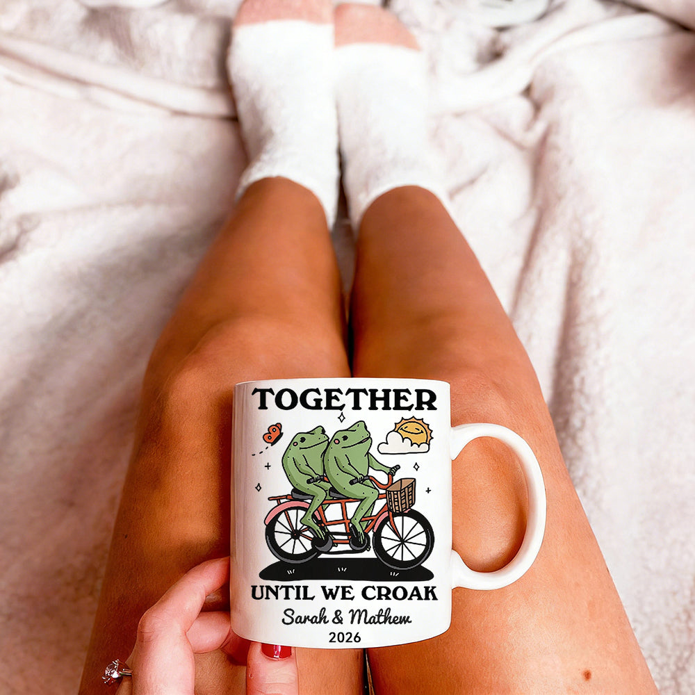 Personalized Frog Mug for Couples