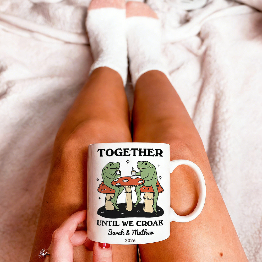 Personalized Frog Mug for Couples