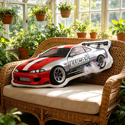 Custom Racing Driver Plush Pillow Personalized Kids Racing Gift