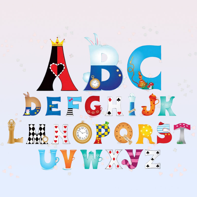 Personalized Cartoon Movie Hidden Kingdom Alphabet Pillow with Custom Initial, Kids Christmas Birthday Gift Cushion
