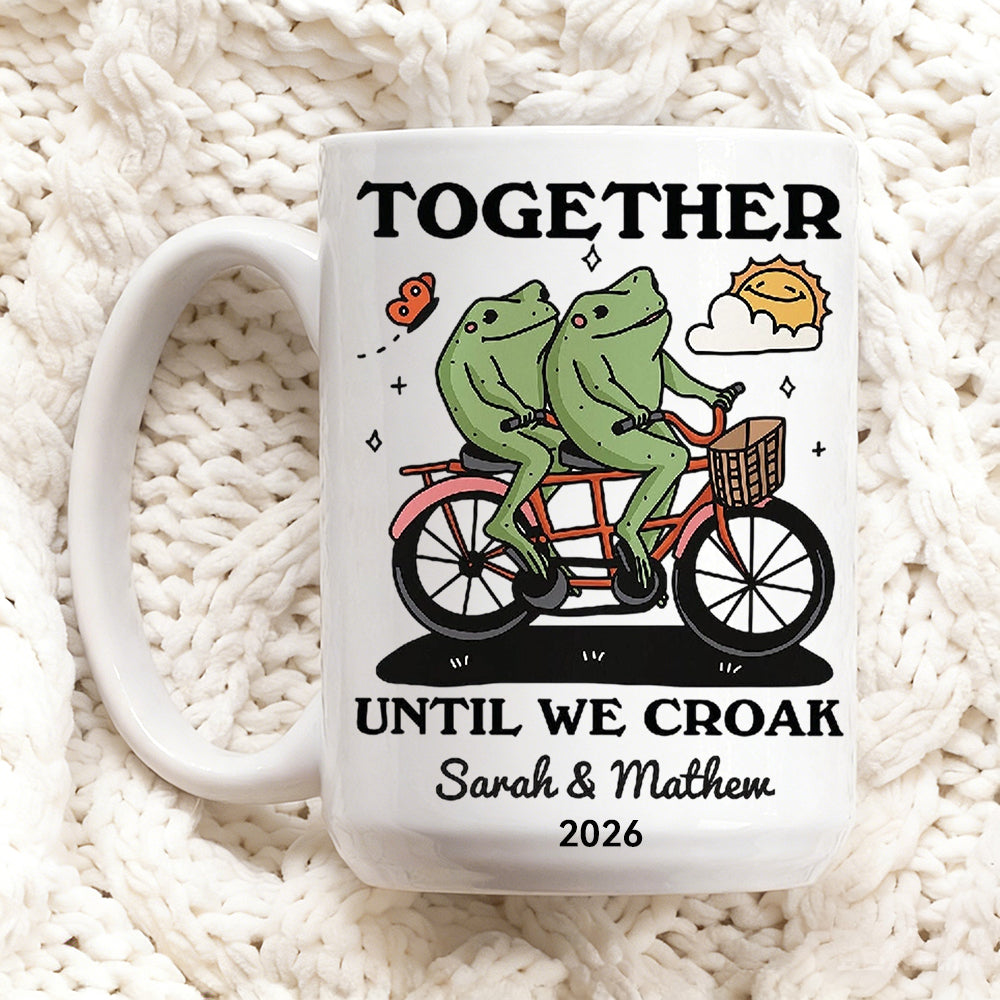 Personalized Frog Mug for Couples
