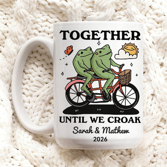 Personalized Frog Mug for Couples