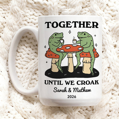 Personalized Frog Mug for Couples