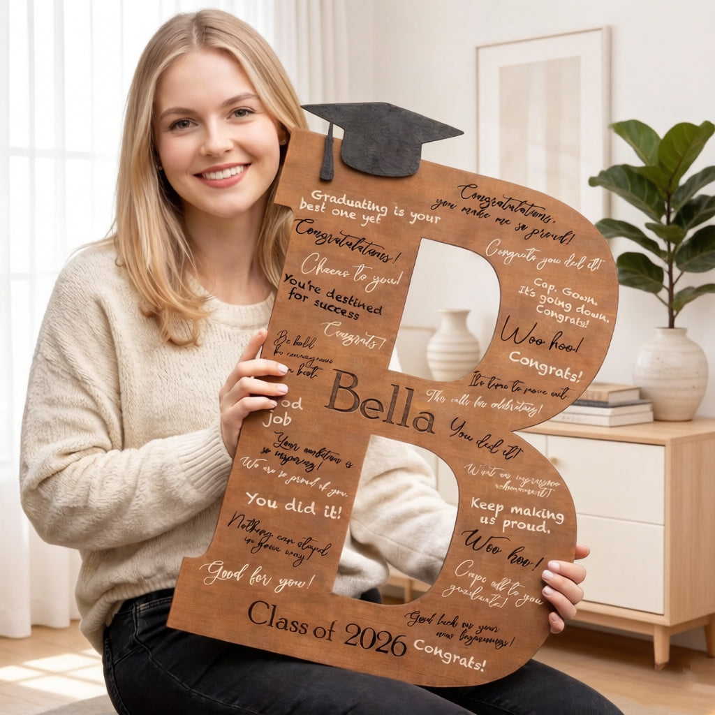Personalized Graduation Name Sign Her/Him Graduation Party Gifts