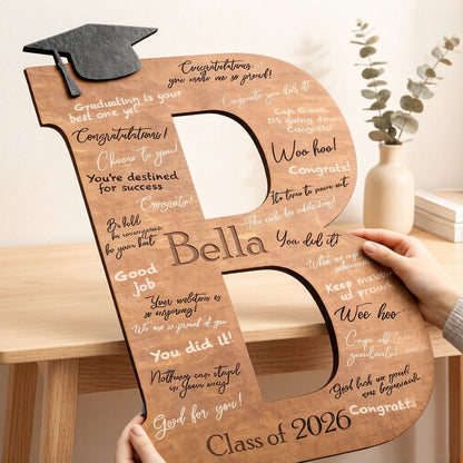 Personalized Graduation Name Sign Her/Him Graduation Party Gifts