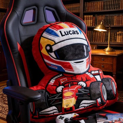 Custom Name Racing Pillow Personalized Home Decor Gift for Racing Fans