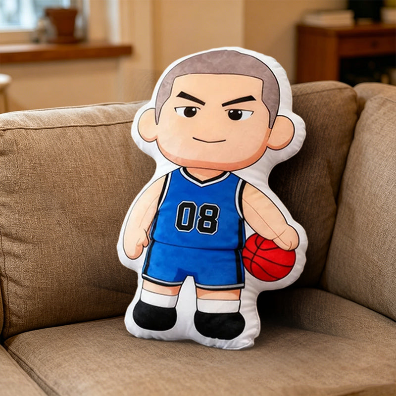 Personalized Basketball Player Pillow with Custom Name and Jersey Number
