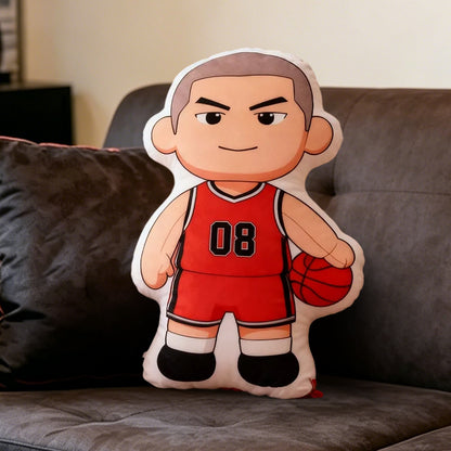 Personalized Basketball Player Pillow with Custom Name and Jersey Number