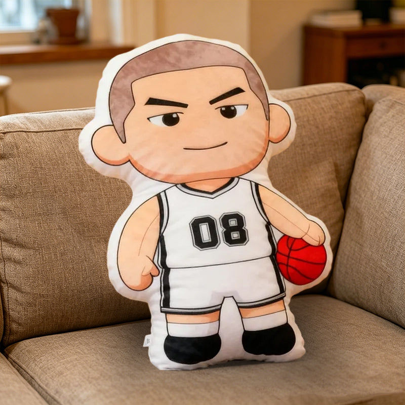 Personalized Basketball Player Pillow with Custom Name and Jersey Number