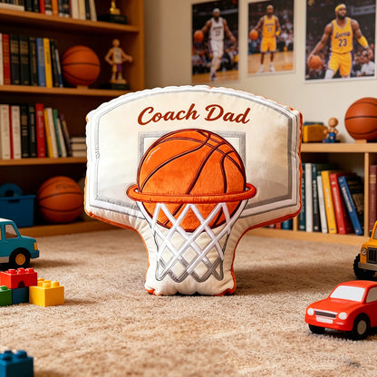 Personalized 3D Printed Basketball Hoop Pillow with Custom Text