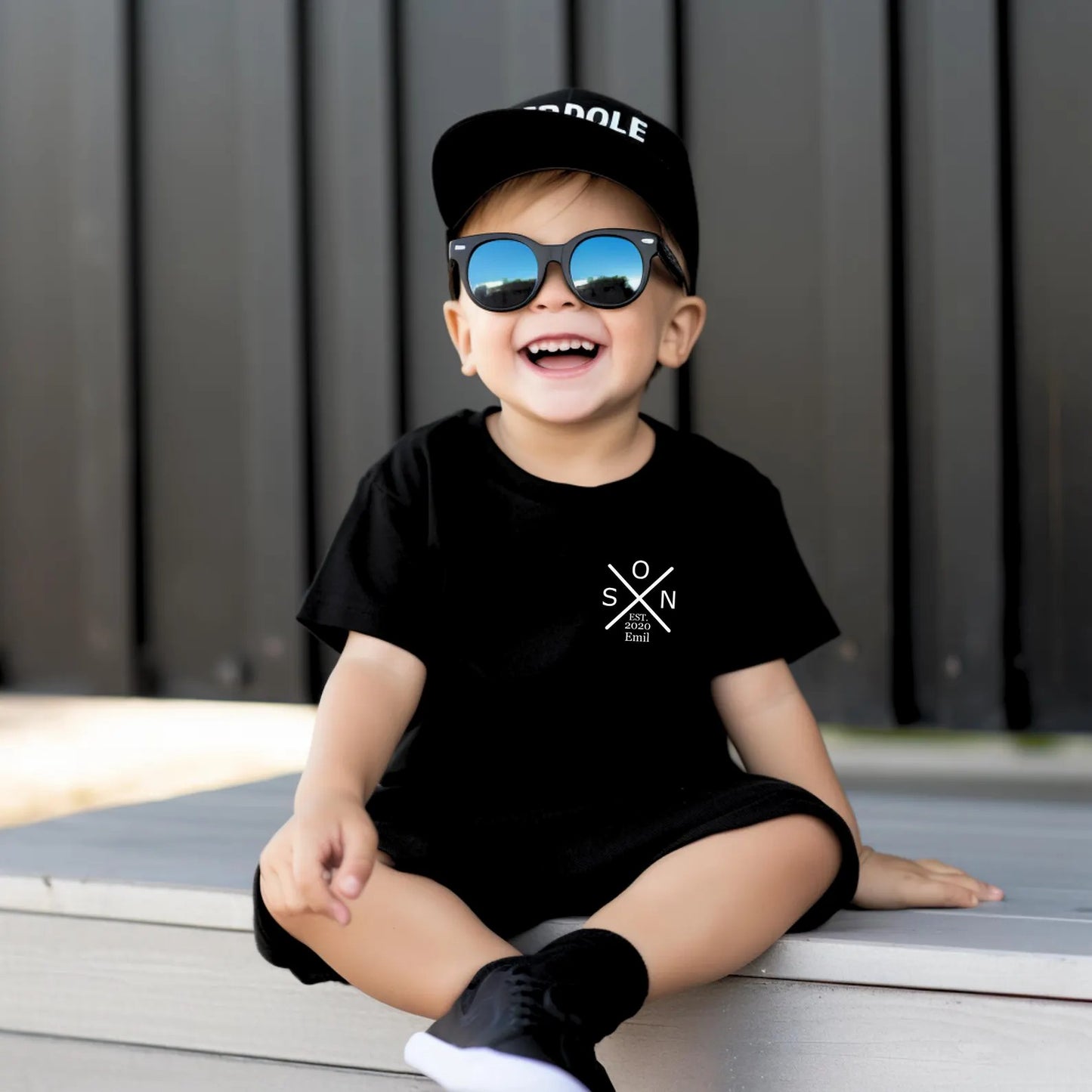 Personalized Dad and Son Father’s Day Matching Shirts Father Son Matching Tees Gift for Dad