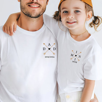 Personalized Father Daughter Matching Shirts Dad and Me Father’s Day Matching Shirts Gift for Dad