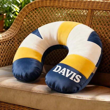 Personalized Volleyball Neck Pillow – Custom Name Design for Athletes and Sports Lovers