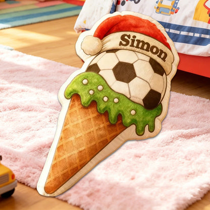 Custom Soccer Pillow for Christmas – Festive Holiday Gift for Soccer Fans
