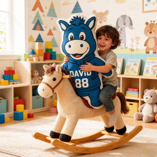 Personalized Sports Mascot Pillow – Custom Name & Number Gift for Kids and Fans