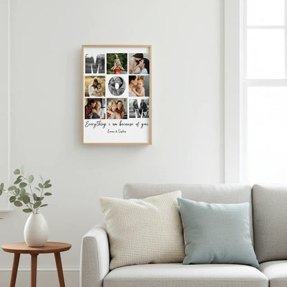 Personalized Mom Photo Print Photo Keepsake Mother's Day Gift from Daughters