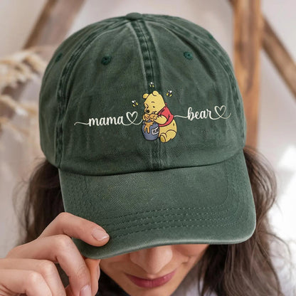 Custom Embroidered Mama Bear Baseball Cap Personalized Trendy Mom Baseball Hat Mother’s Day Gift Ideas