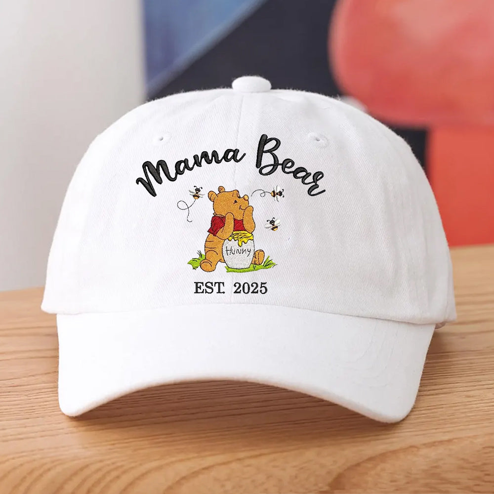Custom Embroidered Mama Bear Baseball Cap Personalized Mama Bear Gift for Mother’s Day