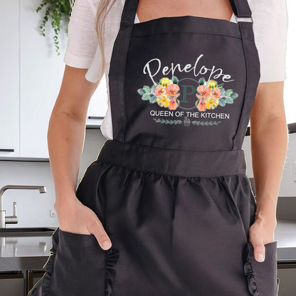Personalized Aprons for Women Mom Grandma Mother's Day Kitchen Aprons Best Aprons for Women