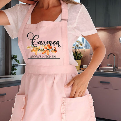 Personalized Aprons for Women Mom Grandma Mother's Day Kitchen Aprons Best Aprons for Women