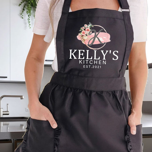 Personalized Aprons for Women Mom Grandma Mother's Day Kitchen Aprons Best Aprons for Women