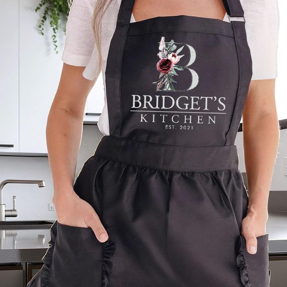 Personalized Aprons for Women Mom Grandma Mother's Day Kitchen Aprons Best Aprons for Women